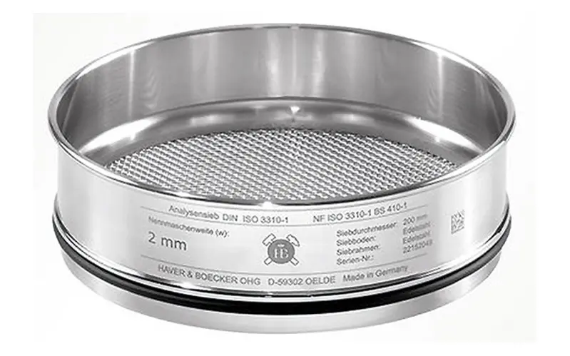 Tamis En Acier Inoxydable Diamètre 25 Cm - Maille 1 Mm à 50 Mm, Pour Tamiser Terre, Sable, Compost, Usage Jardin, Laboratoire, Maison