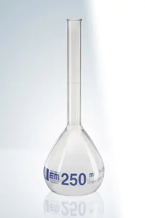 Fiole jaugée 50 ml classe A+ / USP en verre Pyrex - Matériel de