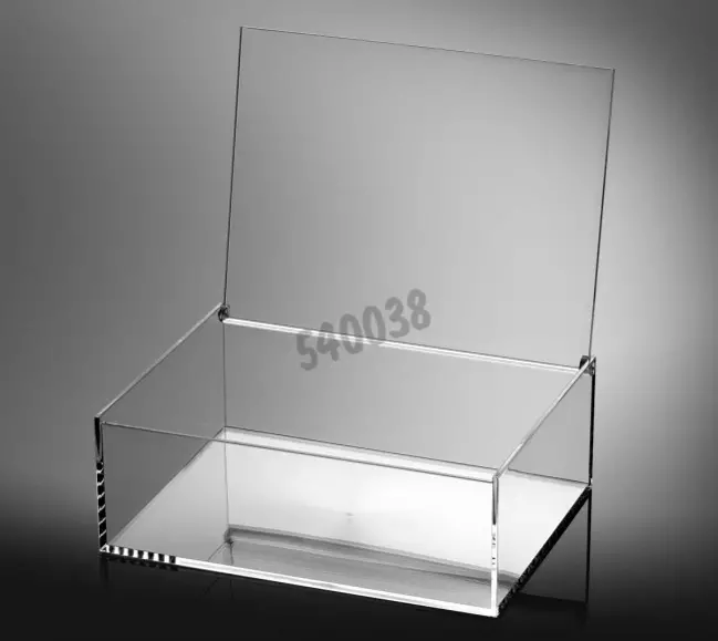Boîte cristal en PMMA transparent - Dim. Int. L x l x h (mm) : 188