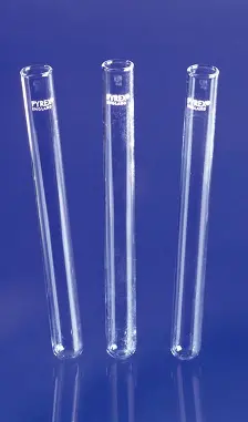 Tubos de ensayo 50 ml de vidrio Pyrex - boca recta - Equipo de laboratorio