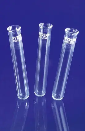 Discreto Tumor maligno rompecabezas Tubo de ensayo 30 ml de vidrio Pyrex borde aboquillado - Equipo de  laboratorio