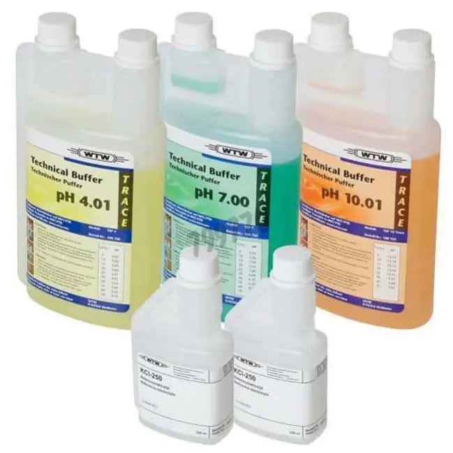 Soluzioni PH 4.01 E 7.00 + KCl 3M - 250ml Per Calibrazione Di Precisione