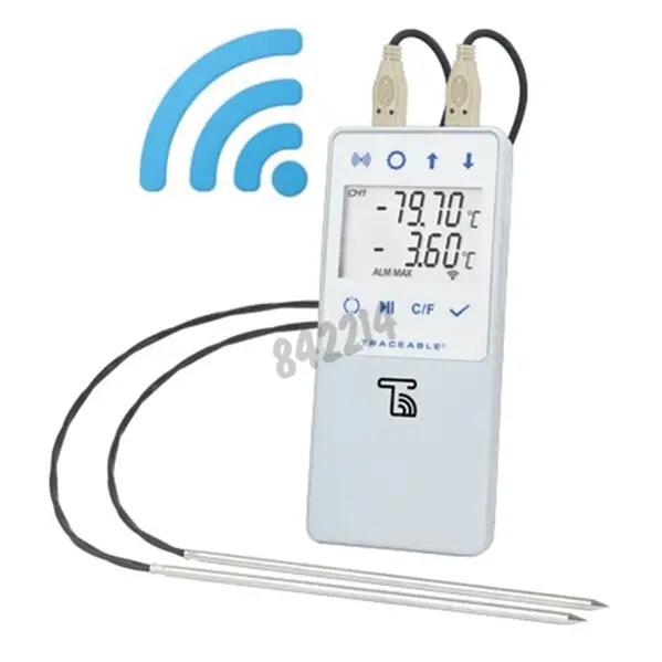 TraceableLive Wifi Thermometer with two probes -90°C to +105°C 