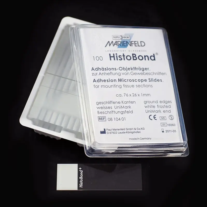 Vetrino per microscopio - 76 x 26 x 1 mm  HistoBond® series - Paul  Marienfeld GmbH & Co. KG