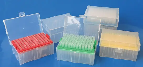 Without Filter Tips With Racks Non filter tip 100 - 1000 µl ClearLine® non sterile in removable-lid ...